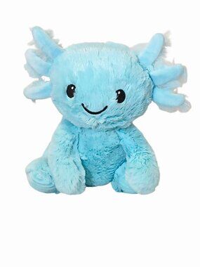 Spark Create Imagine Axolotl Lovey Rattle Crinkle Stuffed Plush Toy 9"